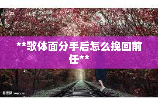 **歌体面分手后怎么挽回前任**