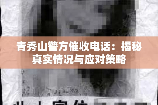 青秀山警方催收电话：揭秘真实情况与应对策略