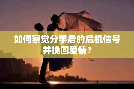 如何察觉分手后的危机信号并挽回爱情? 如何察觉分手后的危机信号并挽回爱情?