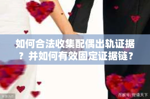 如何合法收集配偶出轨证据?并如何有效固定证据链? 如何合法收集配偶出轨证据?并如何有效固定证据链?